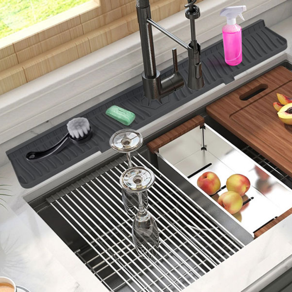 Foldable Kitchen Faucet Mat