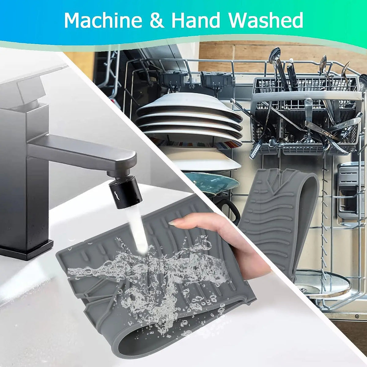 Foldable Kitchen Faucet Mat